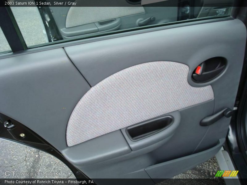 Silver / Gray 2003 Saturn ION 1 Sedan