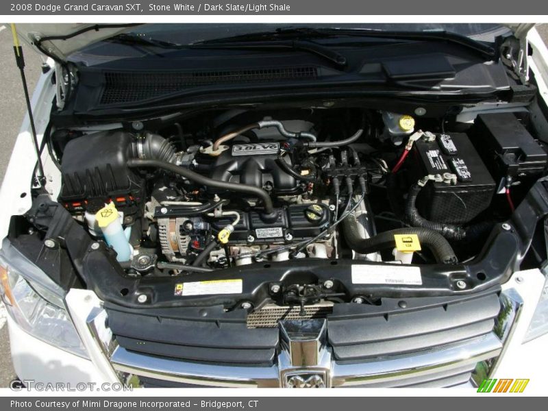 Stone White / Dark Slate/Light Shale 2008 Dodge Grand Caravan SXT