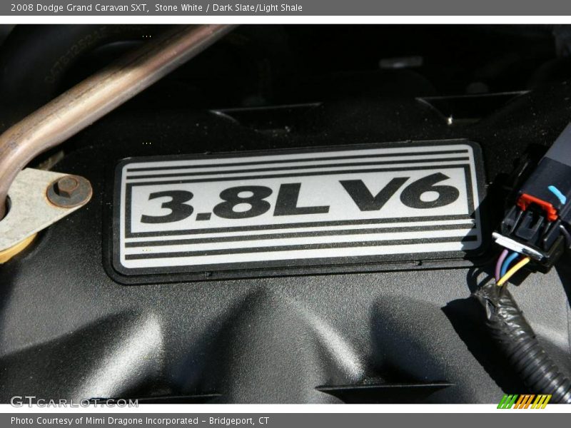 Stone White / Dark Slate/Light Shale 2008 Dodge Grand Caravan SXT