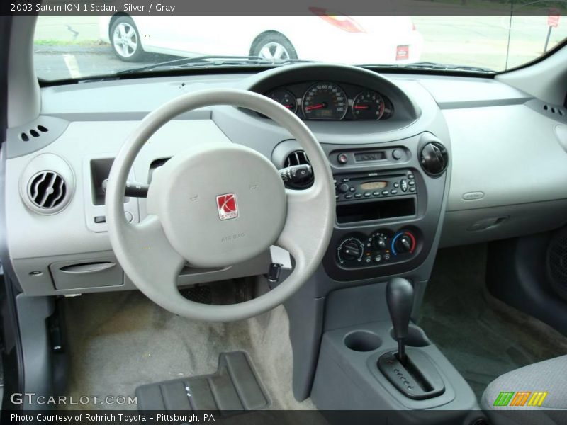 Silver / Gray 2003 Saturn ION 1 Sedan