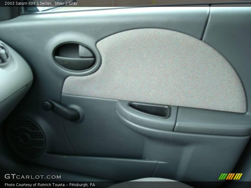 Silver / Gray 2003 Saturn ION 1 Sedan