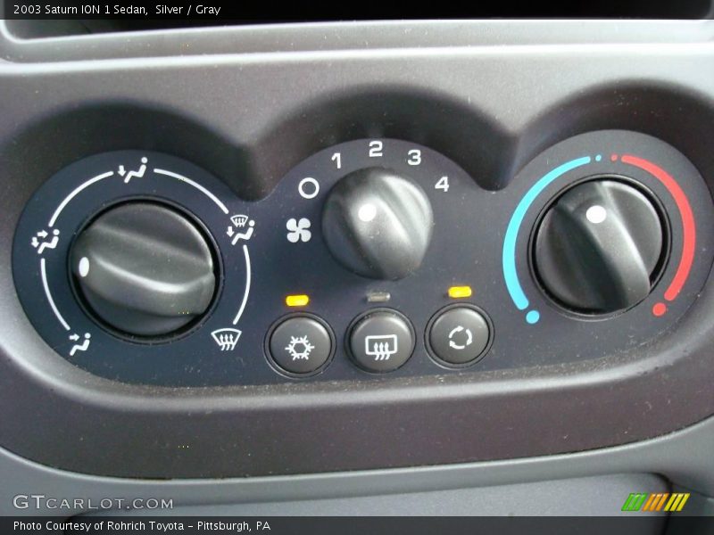 Silver / Gray 2003 Saturn ION 1 Sedan