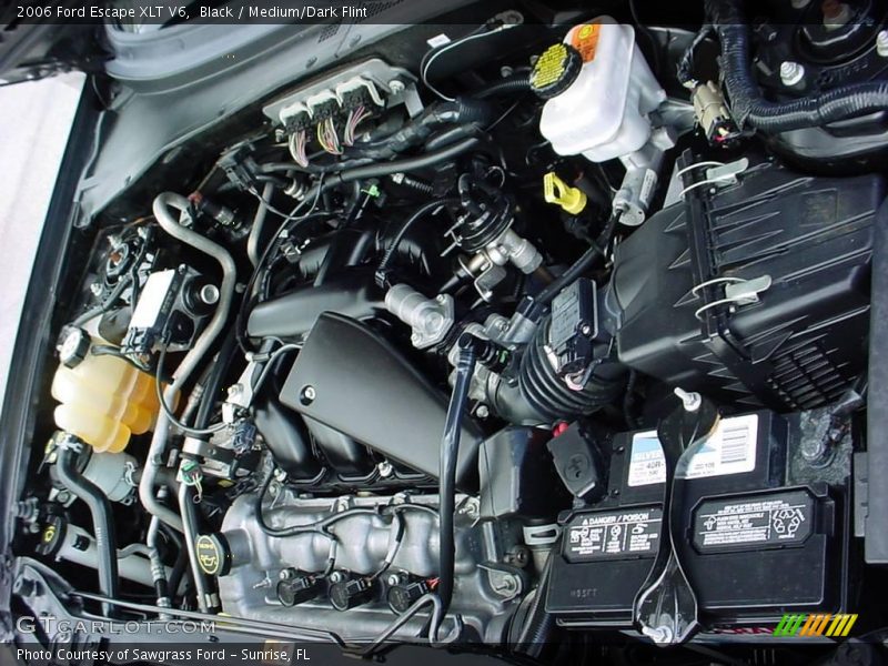 Black / Medium/Dark Flint 2006 Ford Escape XLT V6