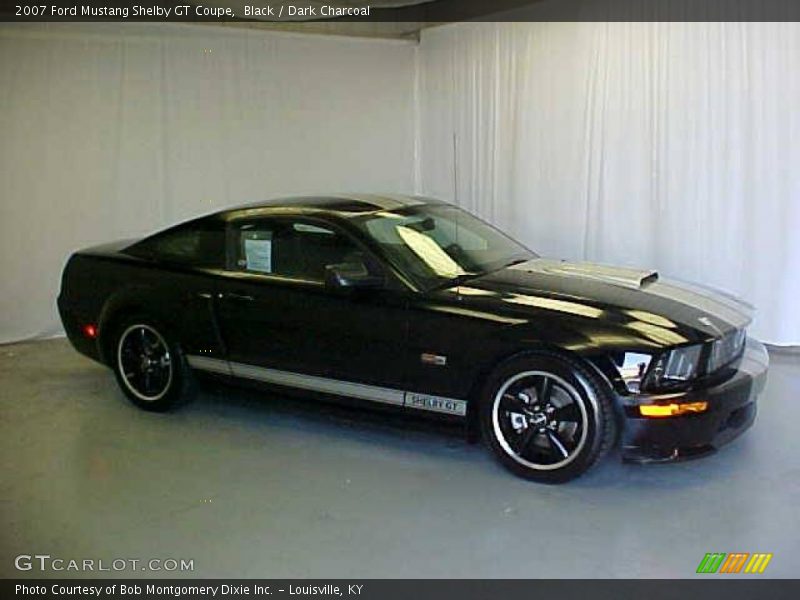 Black / Dark Charcoal 2007 Ford Mustang Shelby GT Coupe