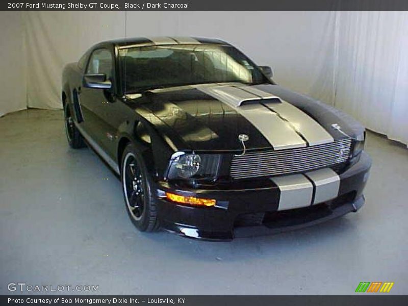 Black / Dark Charcoal 2007 Ford Mustang Shelby GT Coupe