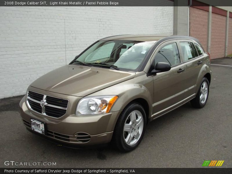 Light Khaki Metallic / Pastel Pebble Beige 2008 Dodge Caliber SXT