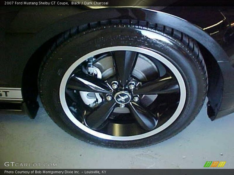 Black / Dark Charcoal 2007 Ford Mustang Shelby GT Coupe