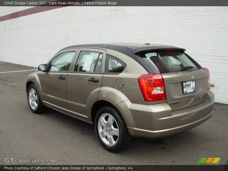 Light Khaki Metallic / Pastel Pebble Beige 2008 Dodge Caliber SXT