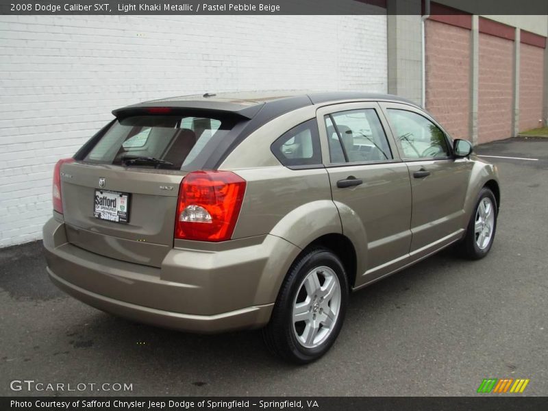 Light Khaki Metallic / Pastel Pebble Beige 2008 Dodge Caliber SXT