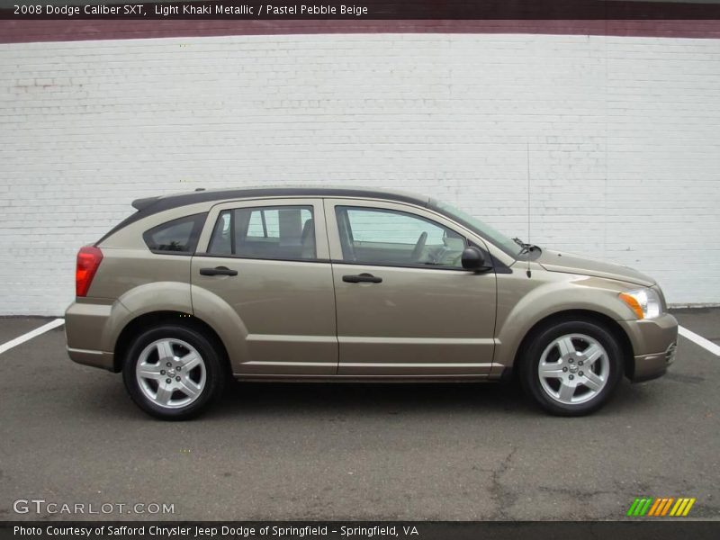 Light Khaki Metallic / Pastel Pebble Beige 2008 Dodge Caliber SXT