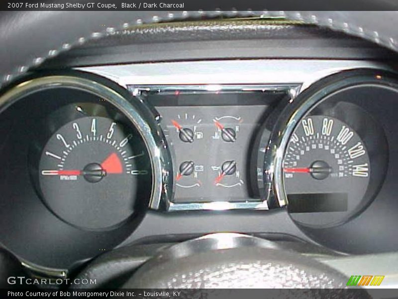 Black / Dark Charcoal 2007 Ford Mustang Shelby GT Coupe