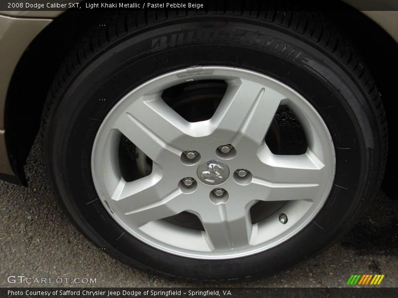 Light Khaki Metallic / Pastel Pebble Beige 2008 Dodge Caliber SXT