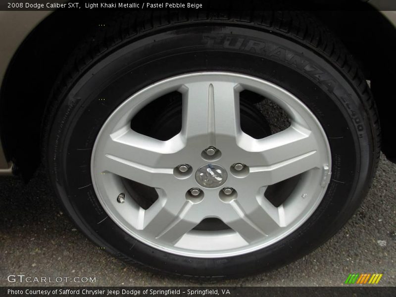 Light Khaki Metallic / Pastel Pebble Beige 2008 Dodge Caliber SXT