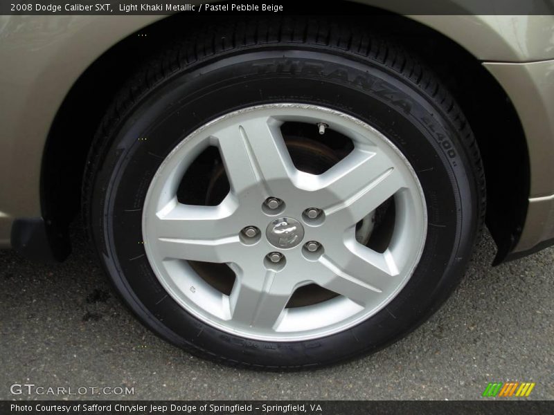 Light Khaki Metallic / Pastel Pebble Beige 2008 Dodge Caliber SXT