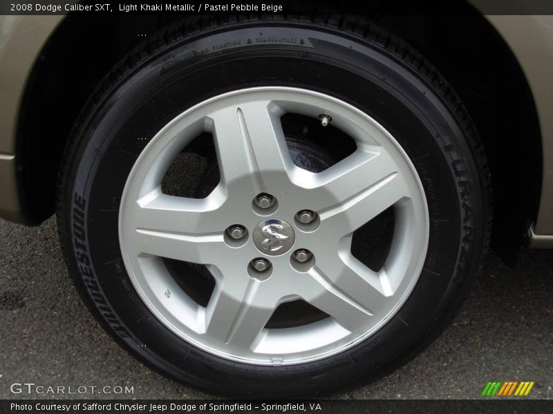Light Khaki Metallic / Pastel Pebble Beige 2008 Dodge Caliber SXT
