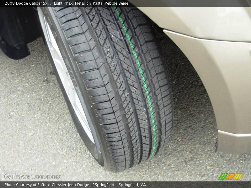 Light Khaki Metallic / Pastel Pebble Beige 2008 Dodge Caliber SXT