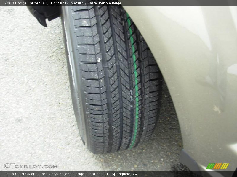 Light Khaki Metallic / Pastel Pebble Beige 2008 Dodge Caliber SXT