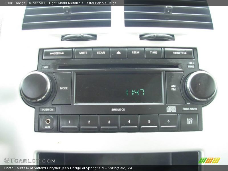 Light Khaki Metallic / Pastel Pebble Beige 2008 Dodge Caliber SXT