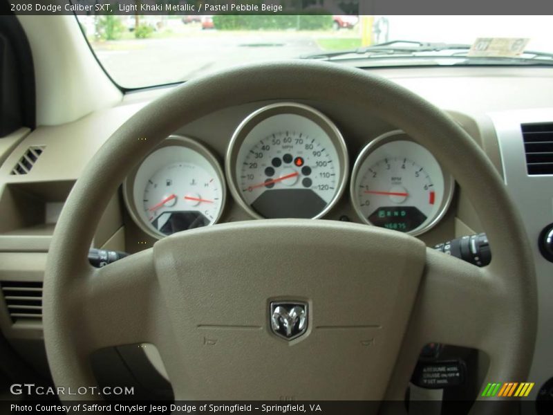 Light Khaki Metallic / Pastel Pebble Beige 2008 Dodge Caliber SXT