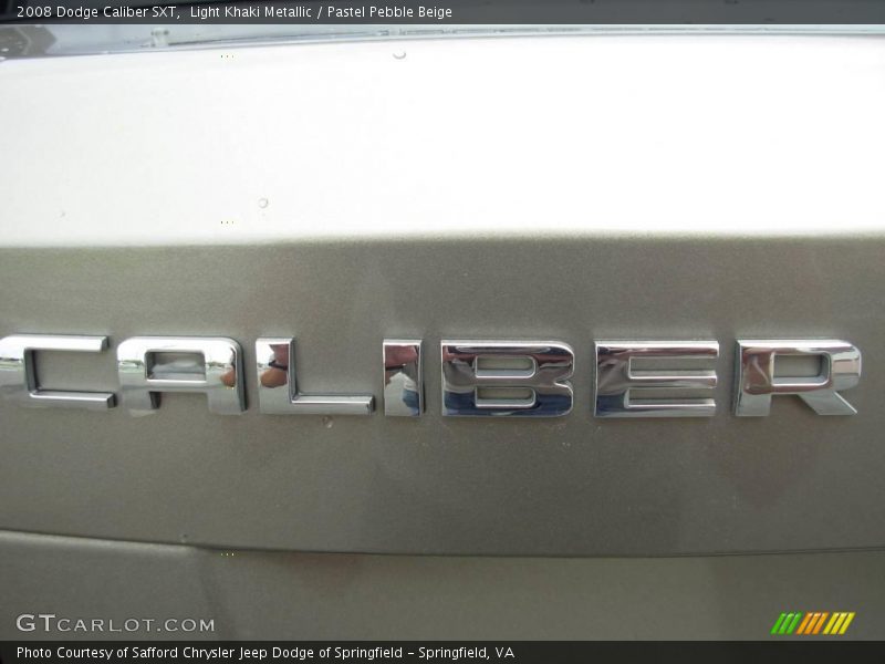 Light Khaki Metallic / Pastel Pebble Beige 2008 Dodge Caliber SXT