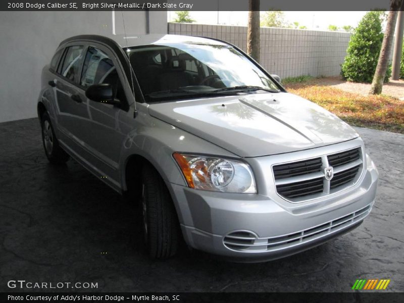 Bright Silver Metallic / Dark Slate Gray 2008 Dodge Caliber SE