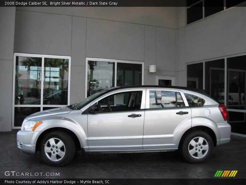 Bright Silver Metallic / Dark Slate Gray 2008 Dodge Caliber SE