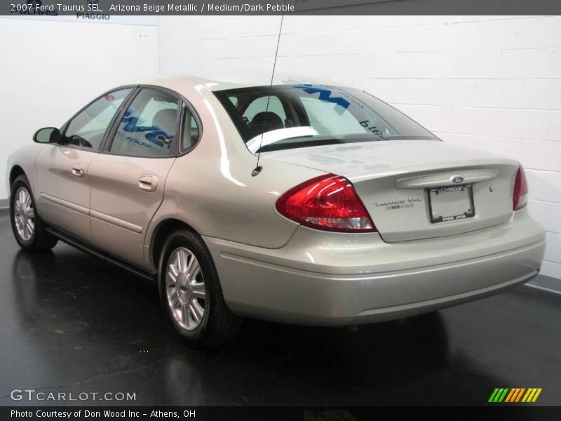 Arizona Beige Metallic / Medium/Dark Pebble 2007 Ford Taurus SEL