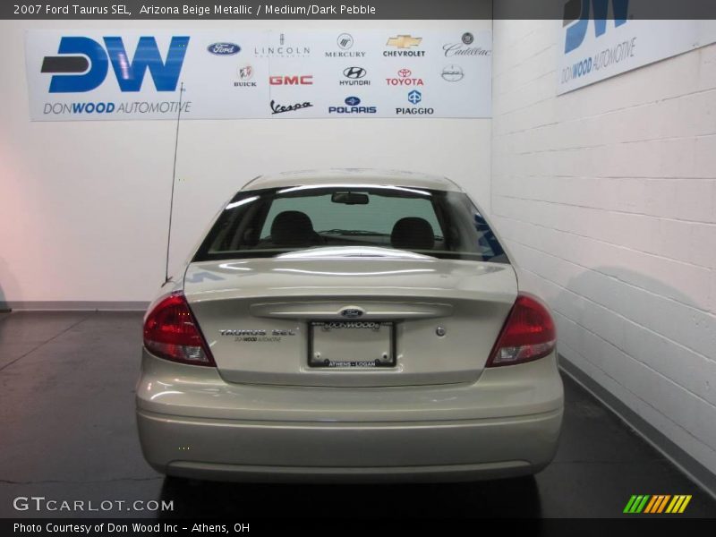 Arizona Beige Metallic / Medium/Dark Pebble 2007 Ford Taurus SEL