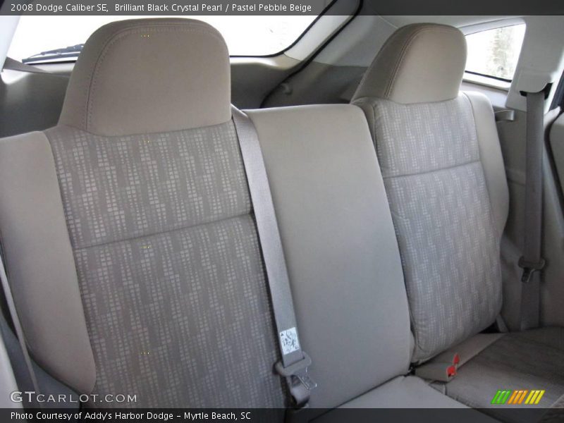 Brilliant Black Crystal Pearl / Pastel Pebble Beige 2008 Dodge Caliber SE