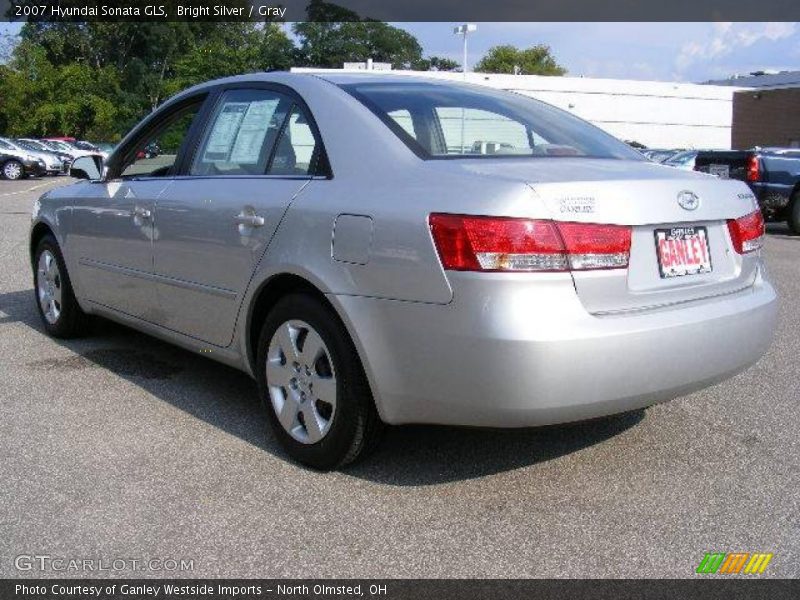 Bright Silver / Gray 2007 Hyundai Sonata GLS