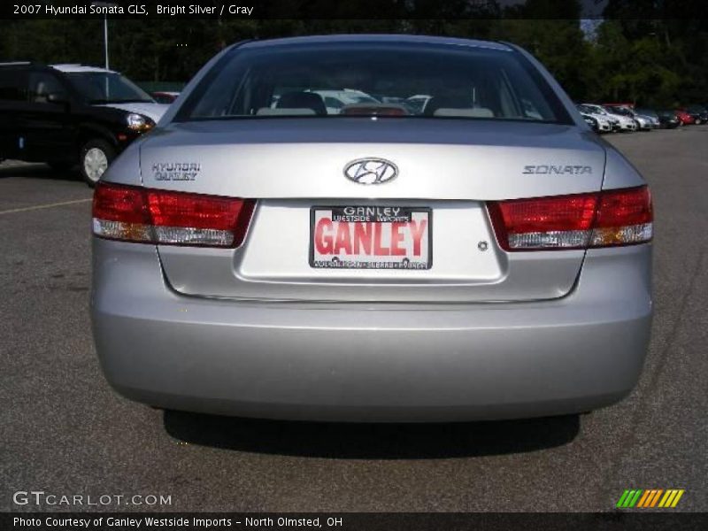 Bright Silver / Gray 2007 Hyundai Sonata GLS