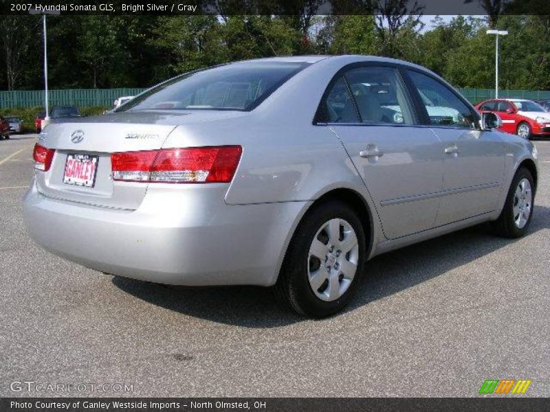 Bright Silver / Gray 2007 Hyundai Sonata GLS