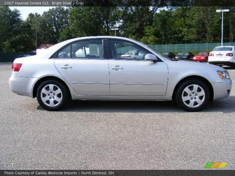 Bright Silver / Gray 2007 Hyundai Sonata GLS