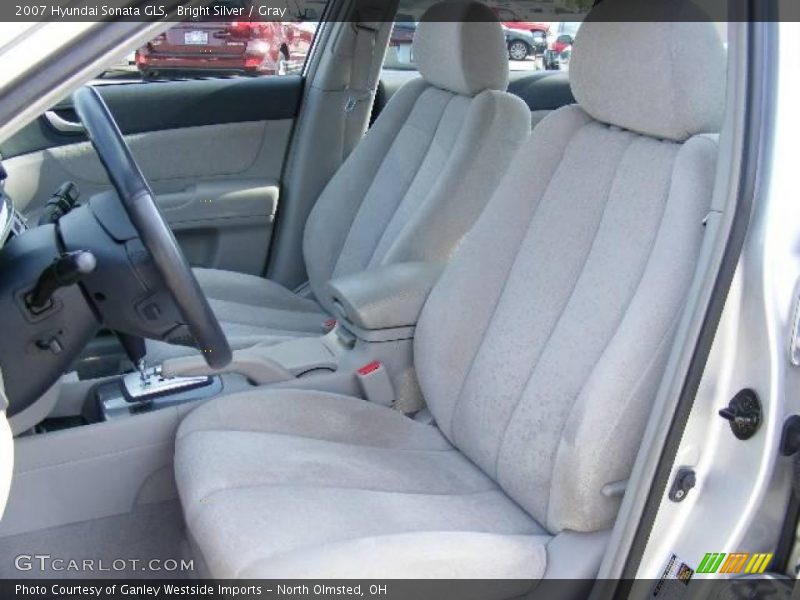 Bright Silver / Gray 2007 Hyundai Sonata GLS