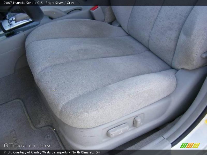 Bright Silver / Gray 2007 Hyundai Sonata GLS