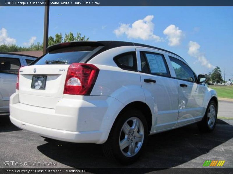Stone White / Dark Slate Gray 2008 Dodge Caliber SXT