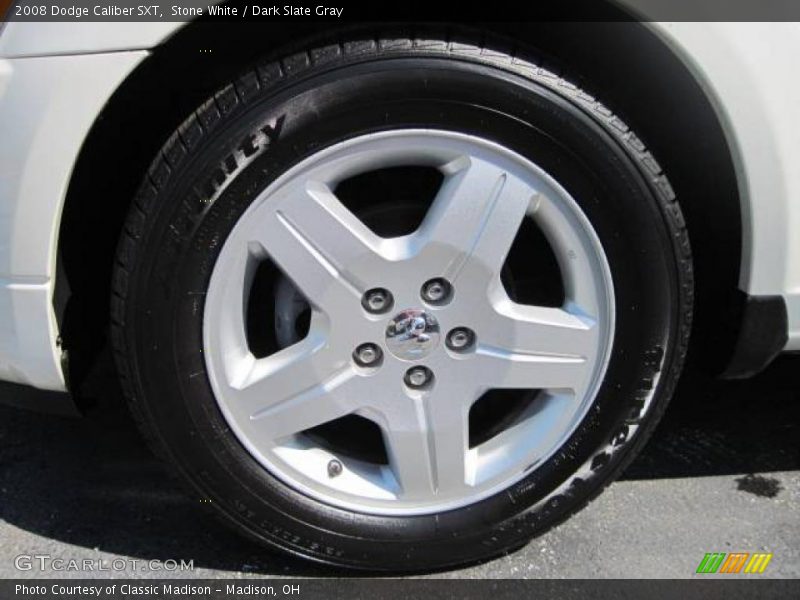 Stone White / Dark Slate Gray 2008 Dodge Caliber SXT