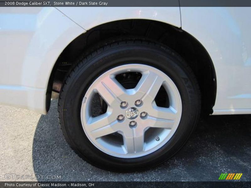 Stone White / Dark Slate Gray 2008 Dodge Caliber SXT