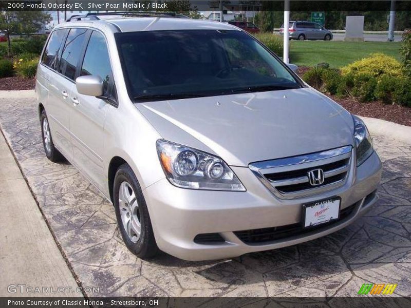 Silver Pearl Metallic / Black 2006 Honda Odyssey EX