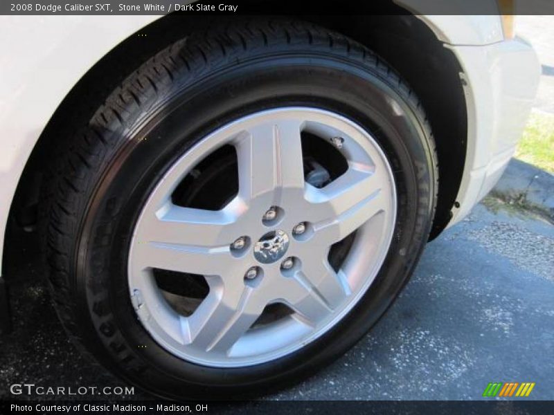Stone White / Dark Slate Gray 2008 Dodge Caliber SXT