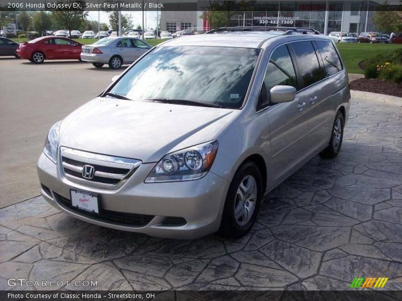 Silver Pearl Metallic / Black 2006 Honda Odyssey EX