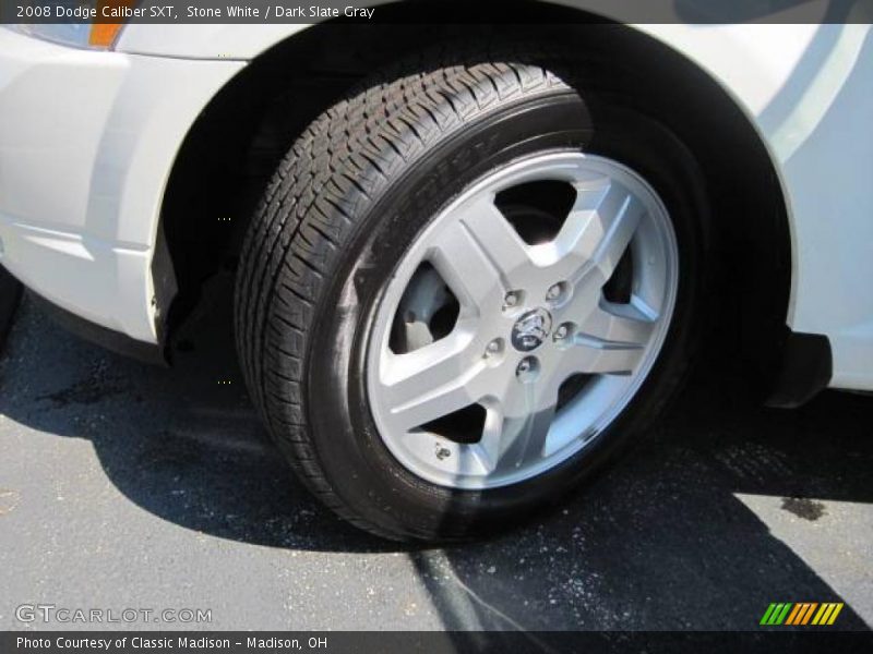 Stone White / Dark Slate Gray 2008 Dodge Caliber SXT