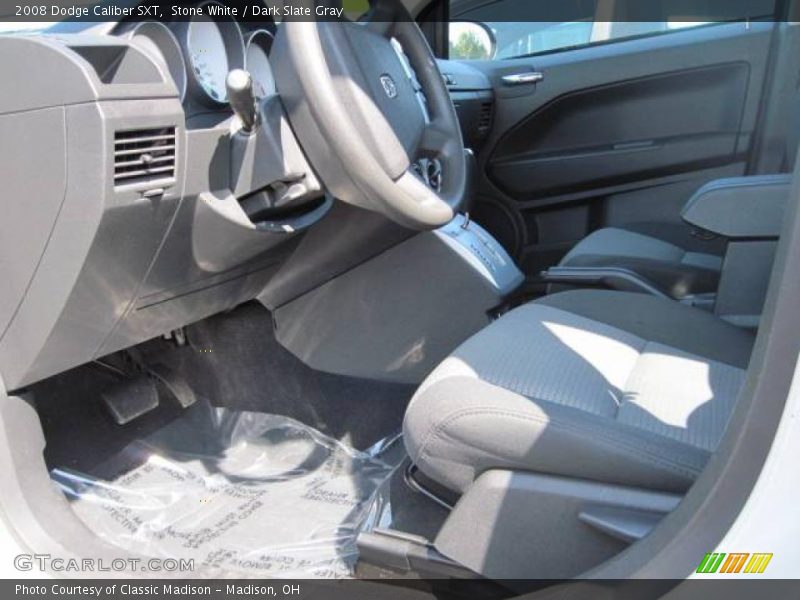 Stone White / Dark Slate Gray 2008 Dodge Caliber SXT