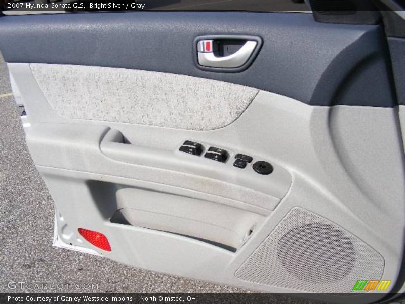 Bright Silver / Gray 2007 Hyundai Sonata GLS
