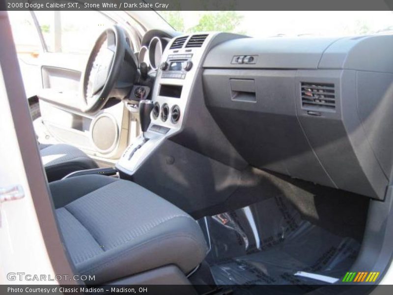 Stone White / Dark Slate Gray 2008 Dodge Caliber SXT