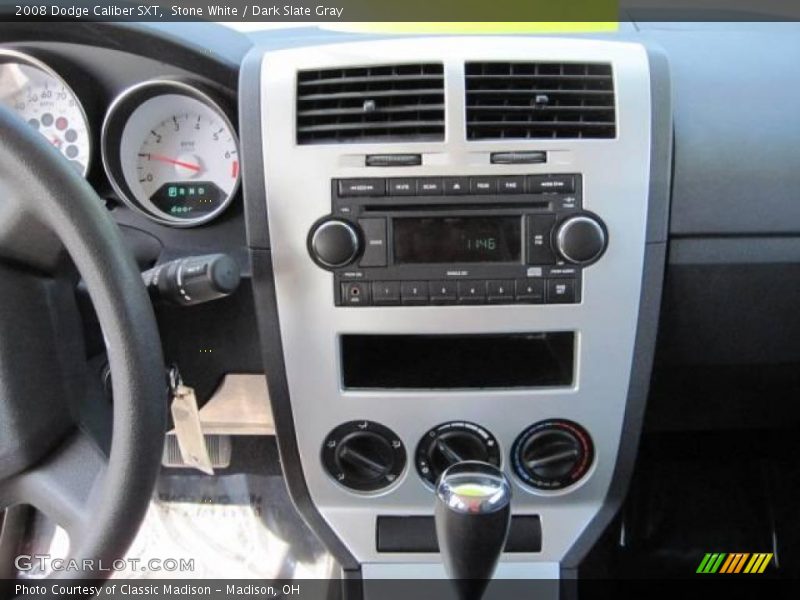 Stone White / Dark Slate Gray 2008 Dodge Caliber SXT