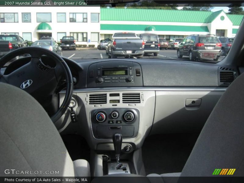 Bright Silver / Gray 2007 Hyundai Sonata GLS