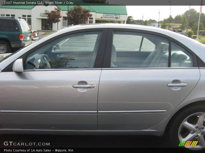 Bright Silver / Gray 2007 Hyundai Sonata GLS