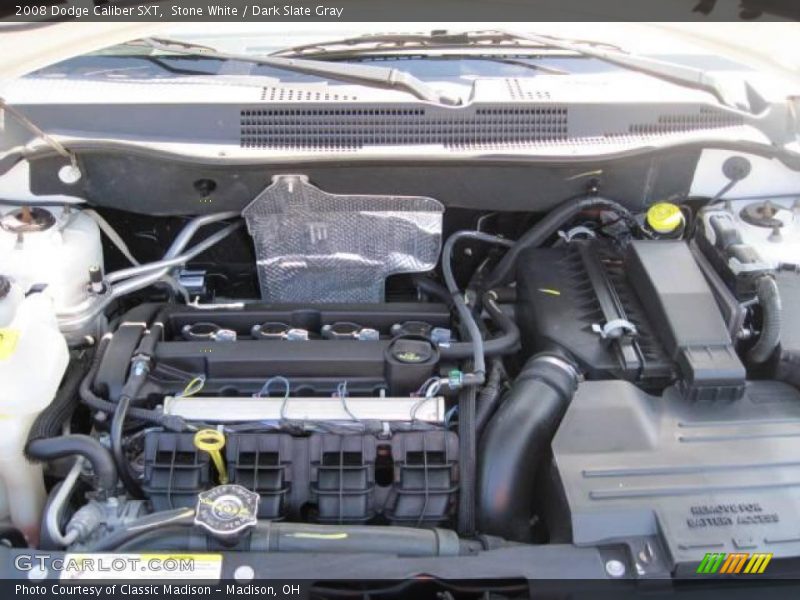 Stone White / Dark Slate Gray 2008 Dodge Caliber SXT