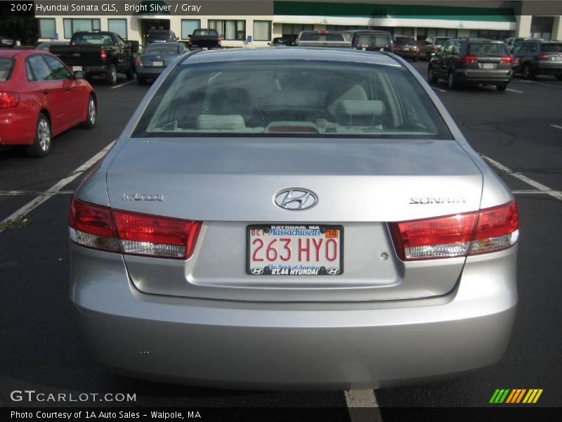 Bright Silver / Gray 2007 Hyundai Sonata GLS